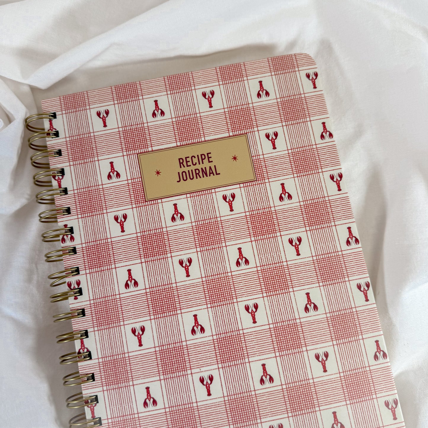 Lobster Spiral Recipe Journal