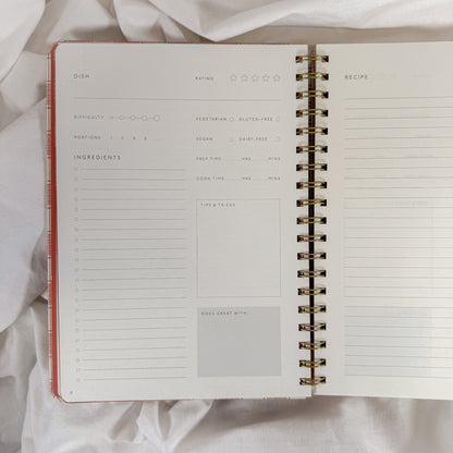 Lobster Spiral Recipe Journal