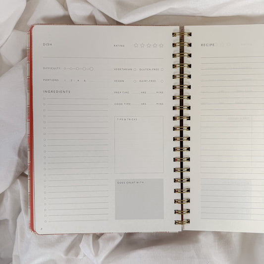 Lobster Spiral Recipe Journal