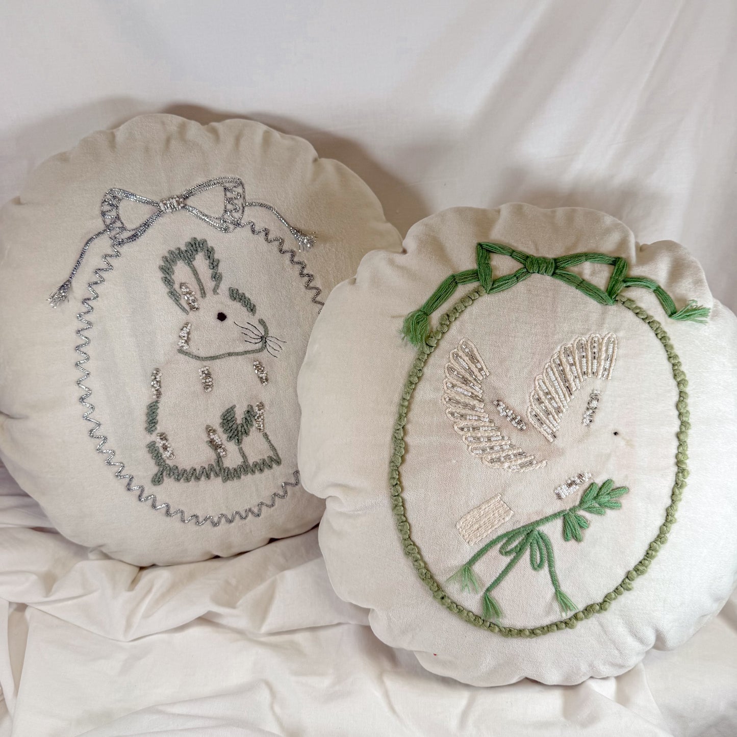 Winter Animal Portrait Pillow