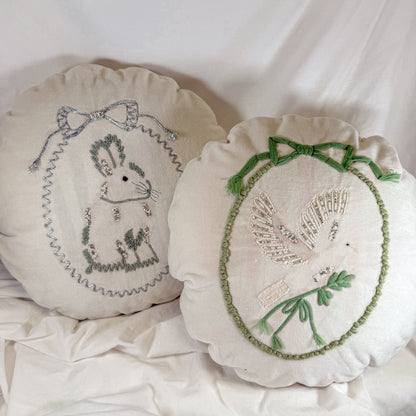 Winter Animal Portrait Pillow