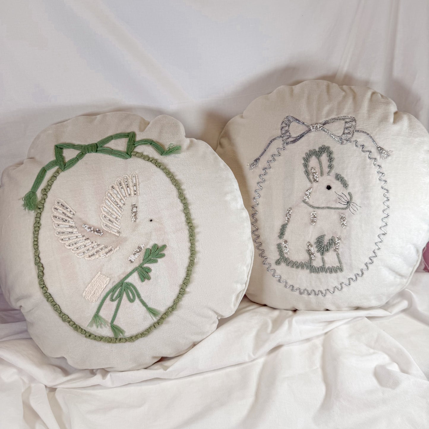 Winter Animal Portrait Pillow