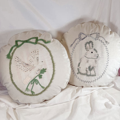 Winter Animal Portrait Pillow