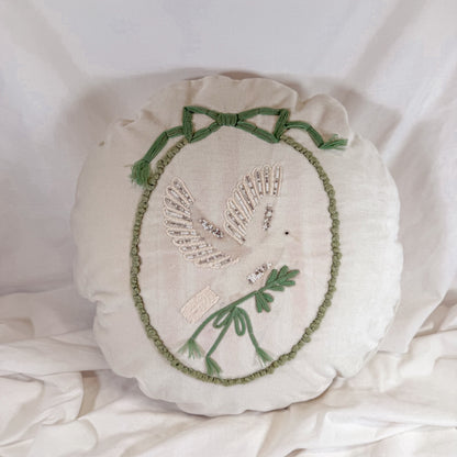 Winter Animal Portrait Pillow