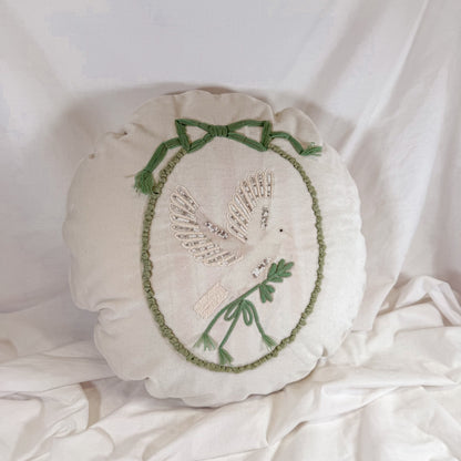 Winter Animal Portrait Pillow
