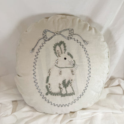 Winter Animal Portrait Pillow