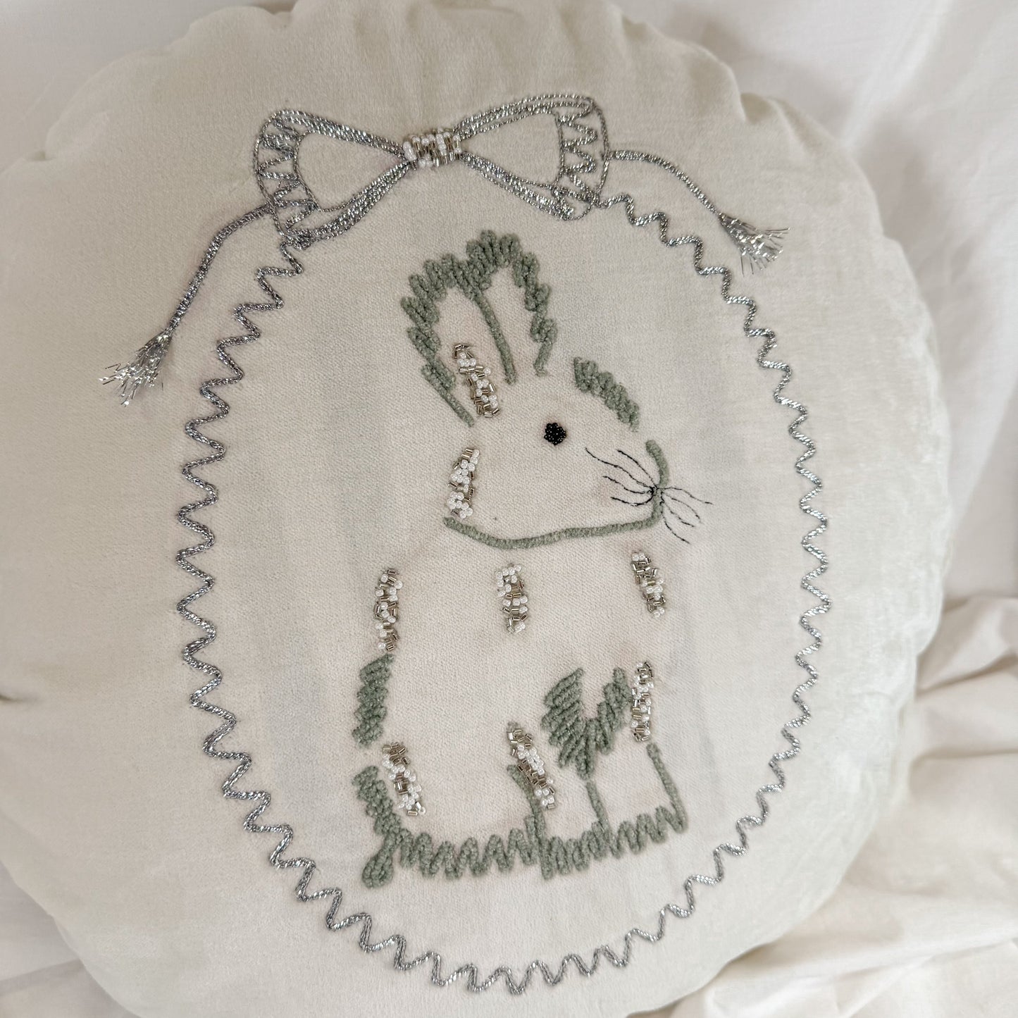 Winter Animal Portrait Pillow