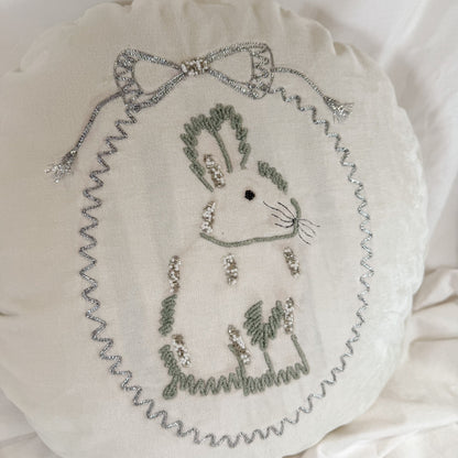 Winter Animal Portrait Pillow