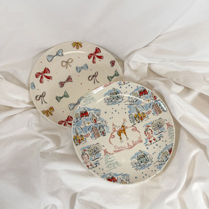 Holiday Bows Plate
