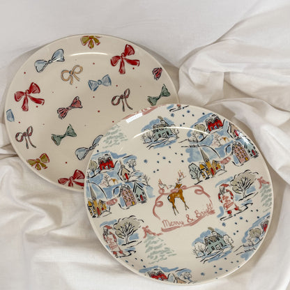 Holiday Bows Plate