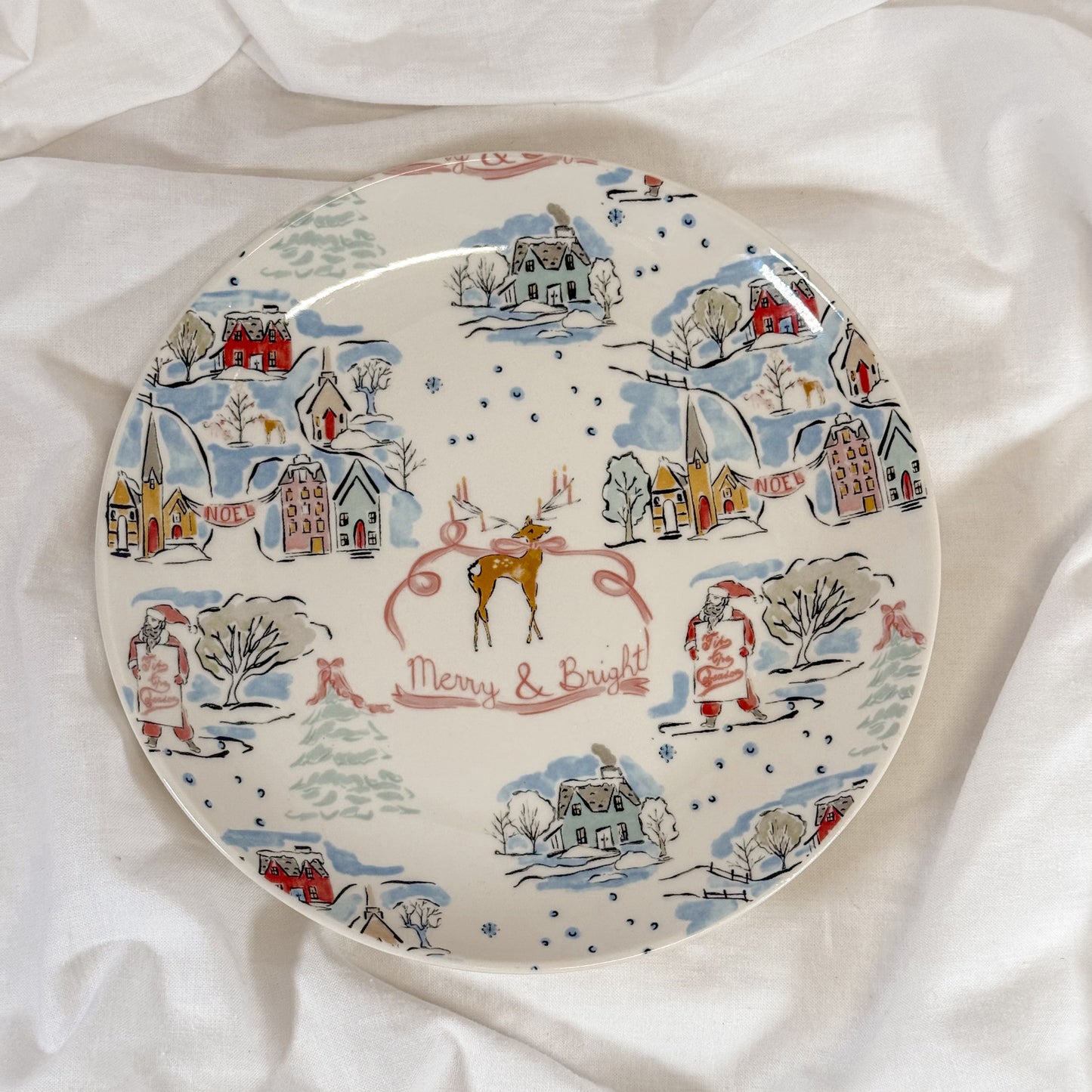 Holiday Bows Plate