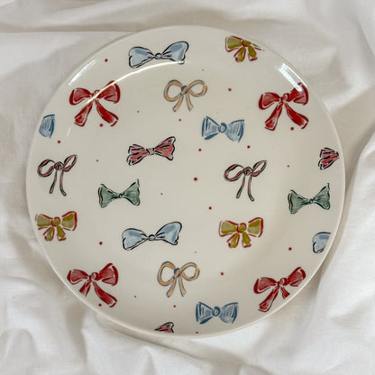 Holiday Bows Plate