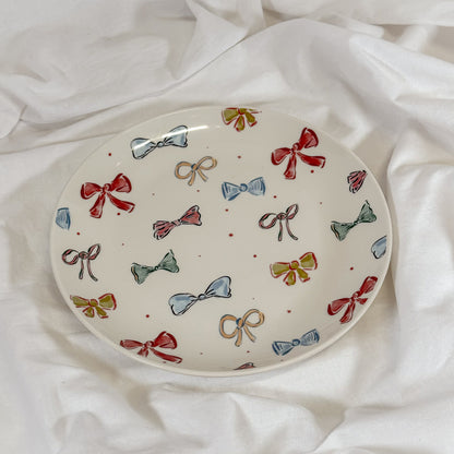 Holiday Bows Plate