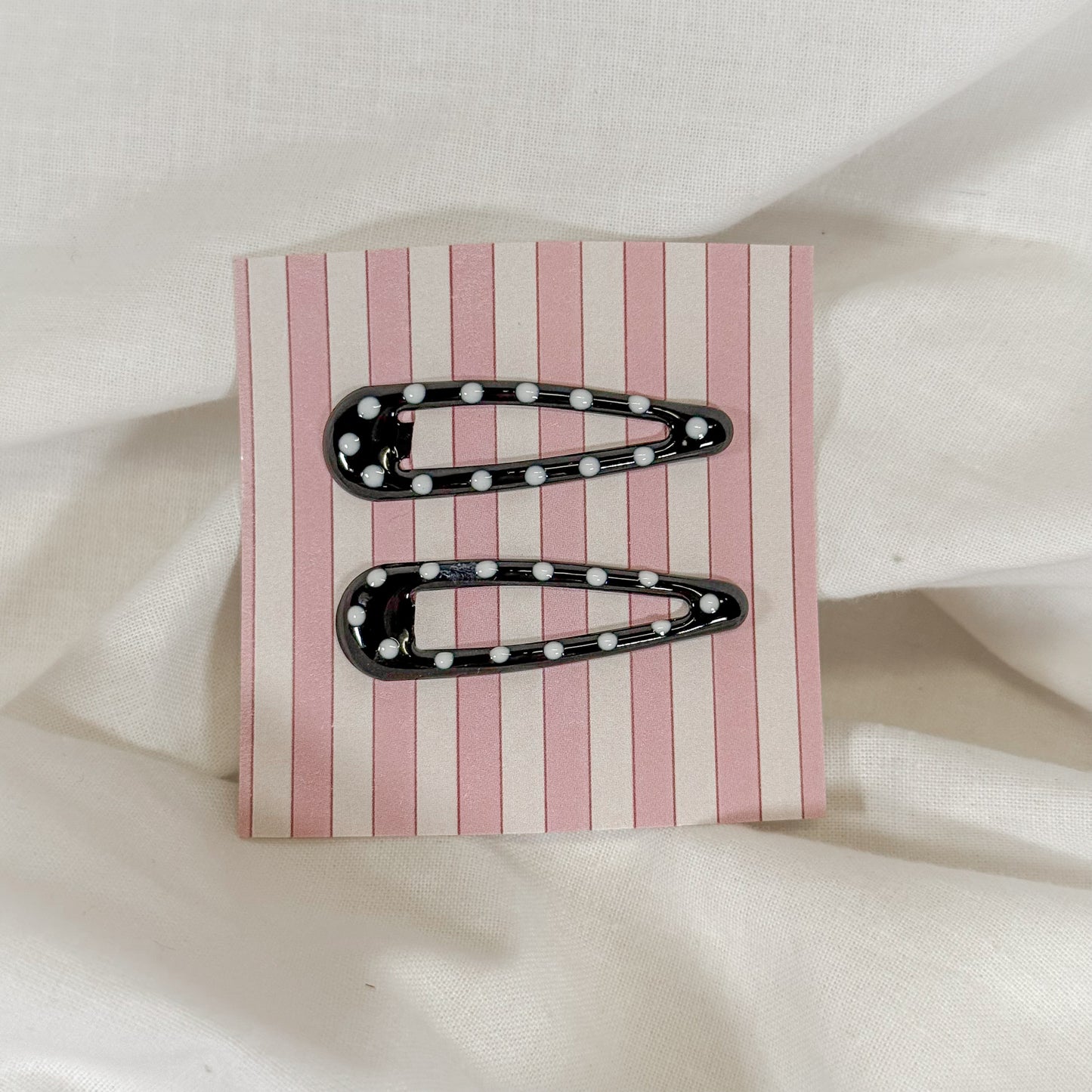 Polka Dot Snap Clip Set
