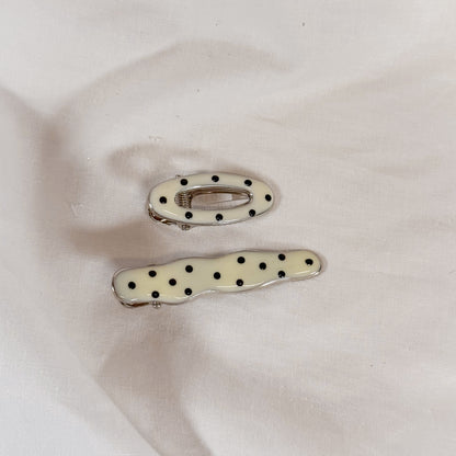 Abstract Polka Dot Hair Clip