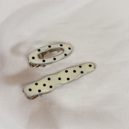 Abstract Polka Dot Hair Clip