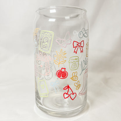 Farmers Market Glass Cup
