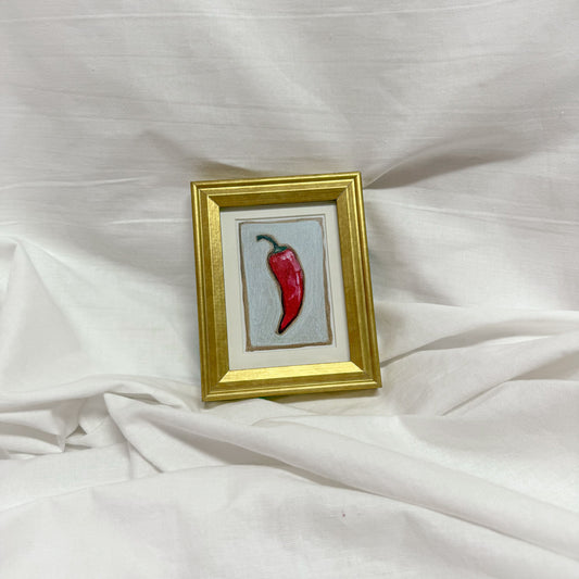 Spicy Pepper Mini Framed Wall Art
