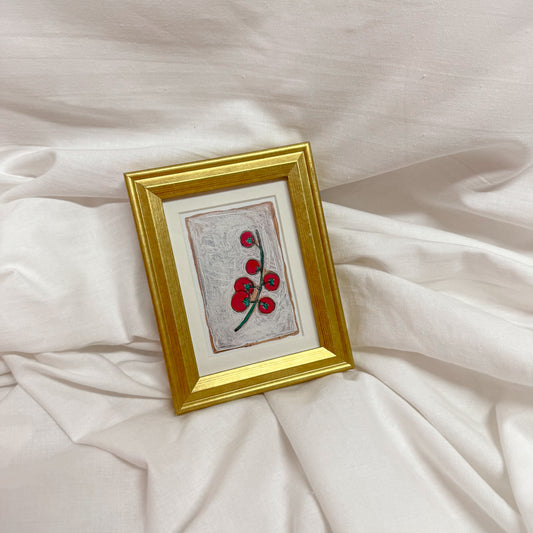 Tomato Vine Mini Framed Wall Art