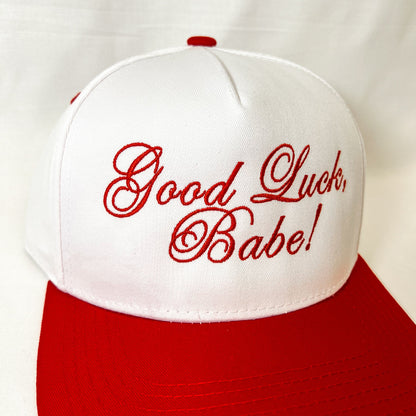 Good Luck Babe Trucker Hat