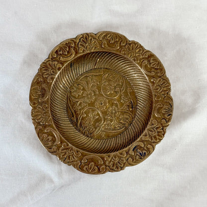 Ornate Brass Dish