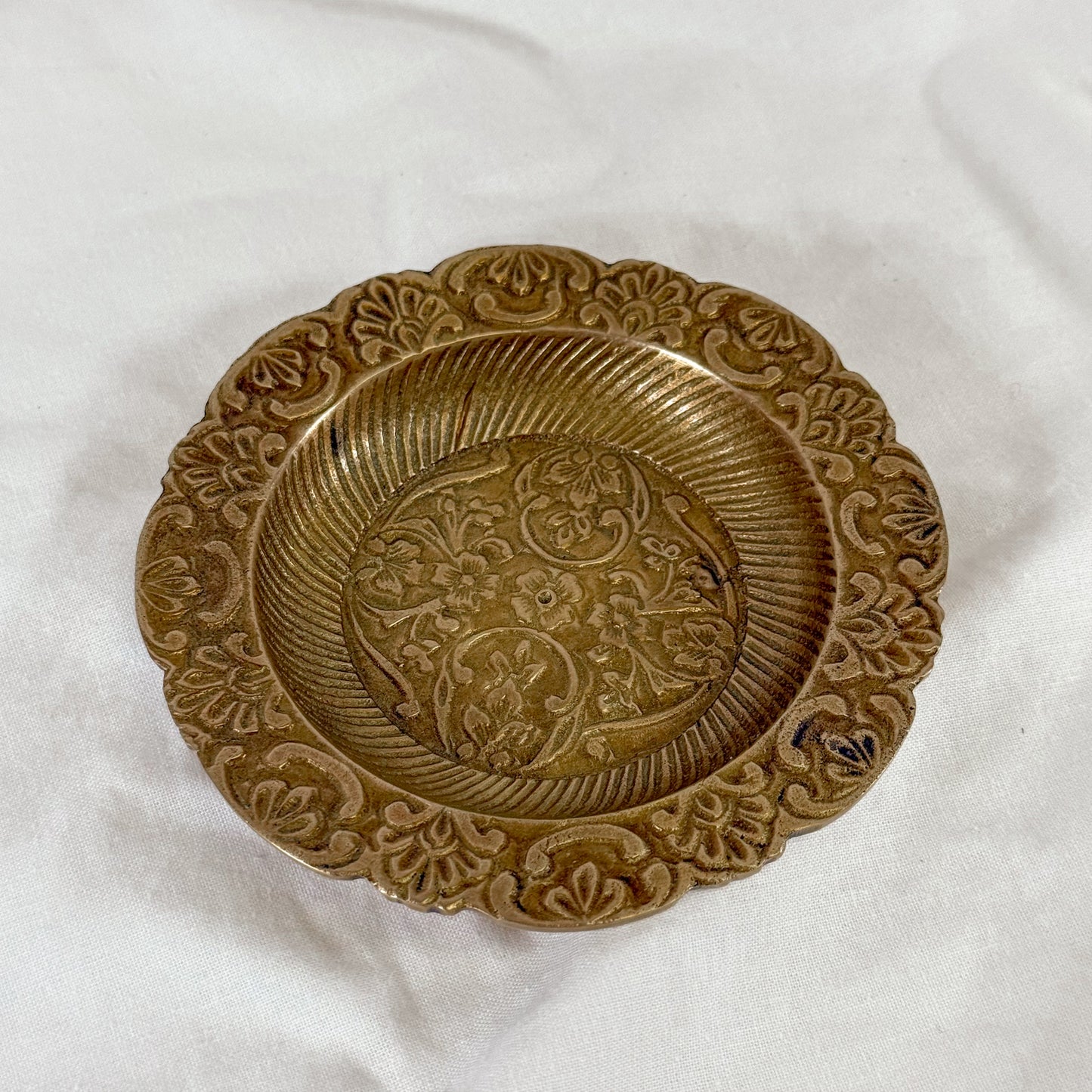 Ornate Brass Dish