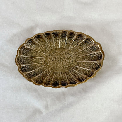 Ornate Brass Dish