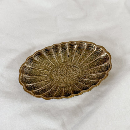 Ornate Brass Dish