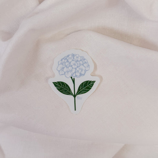 Hydrangea Vinyl Sticker