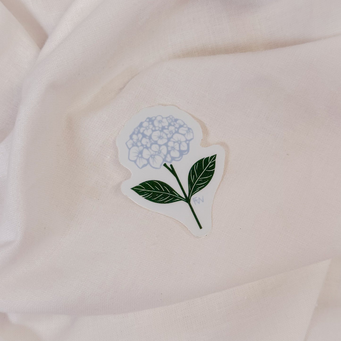 Hydrangea Vinyl Sticker