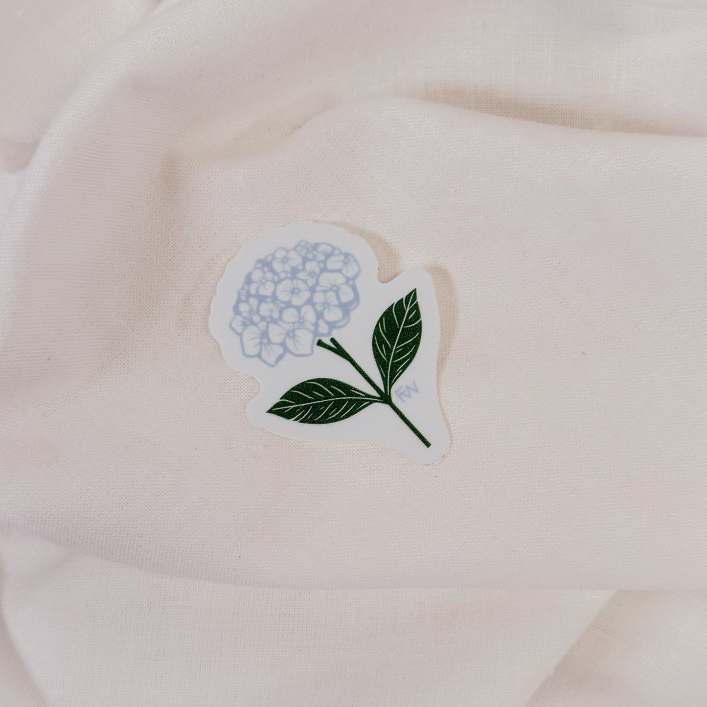 Hydrangea Vinyl Sticker