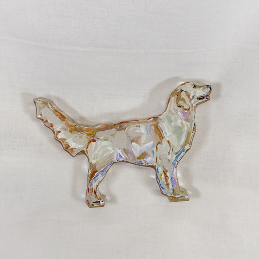 Acrylic Golden Retriever