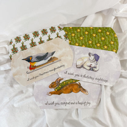 Vintage Christmas Paper Gift Box