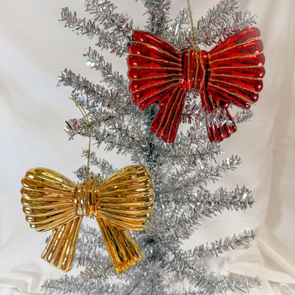 Metallic Bow Ornament