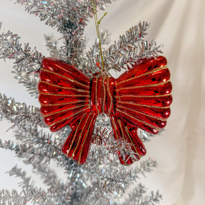 Metallic Bow Ornament