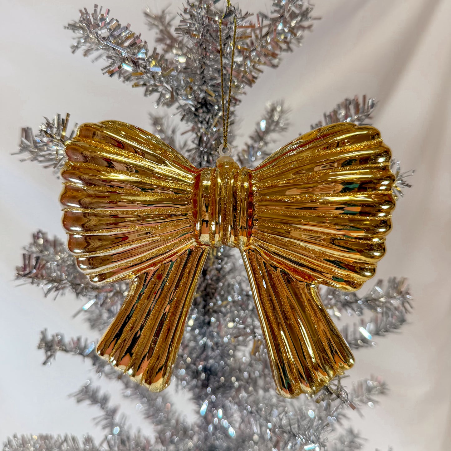 Metallic Bow Ornament
