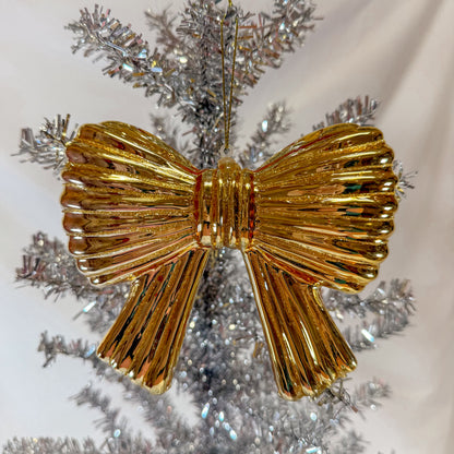 Metallic Bow Ornament