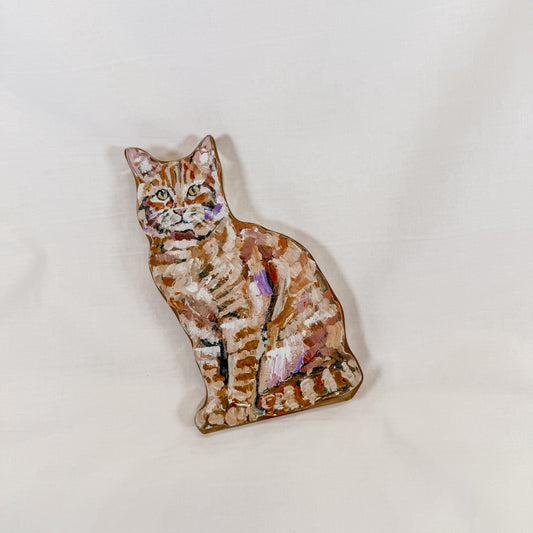 Acrylic Tabby Cat