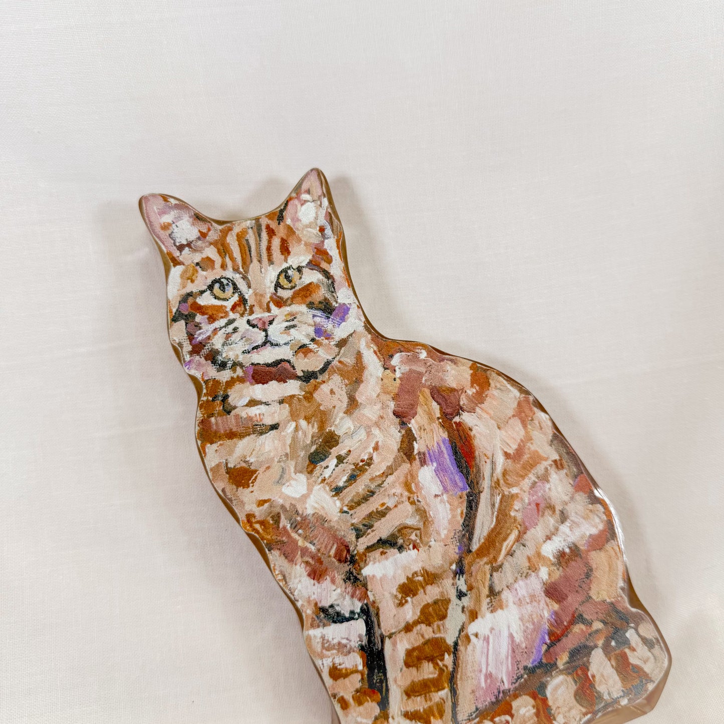 Acrylic Tabby Cat