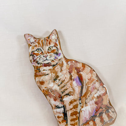 Acrylic Tabby Cat