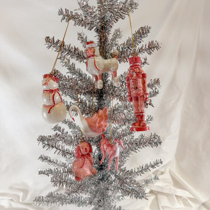 Pink Christmas Icon Ornament