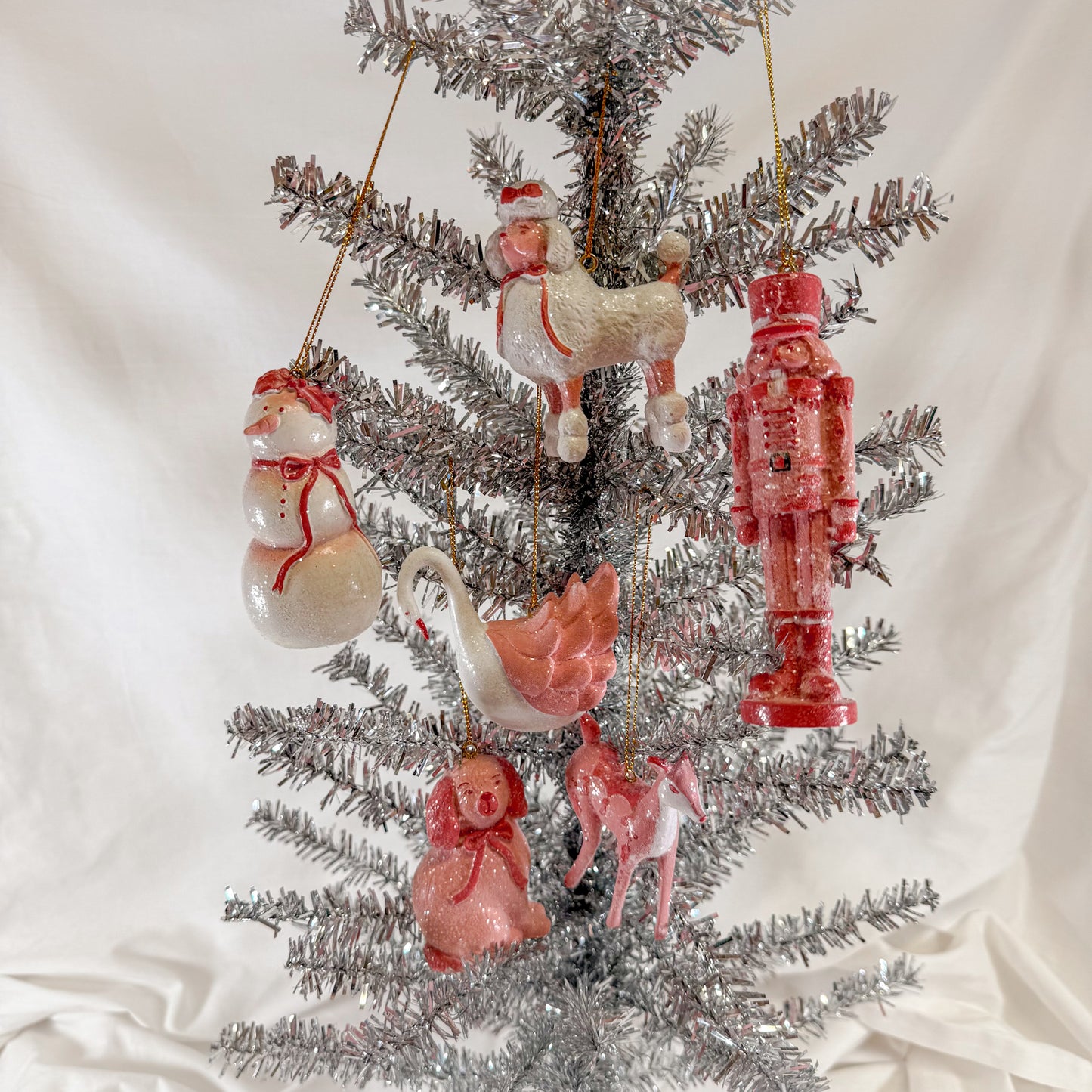 Pink Christmas Icon Ornament