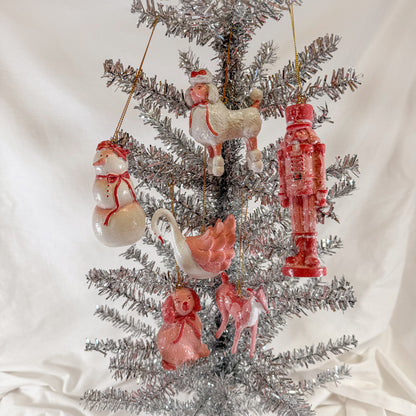 Pink Christmas Icon Ornament