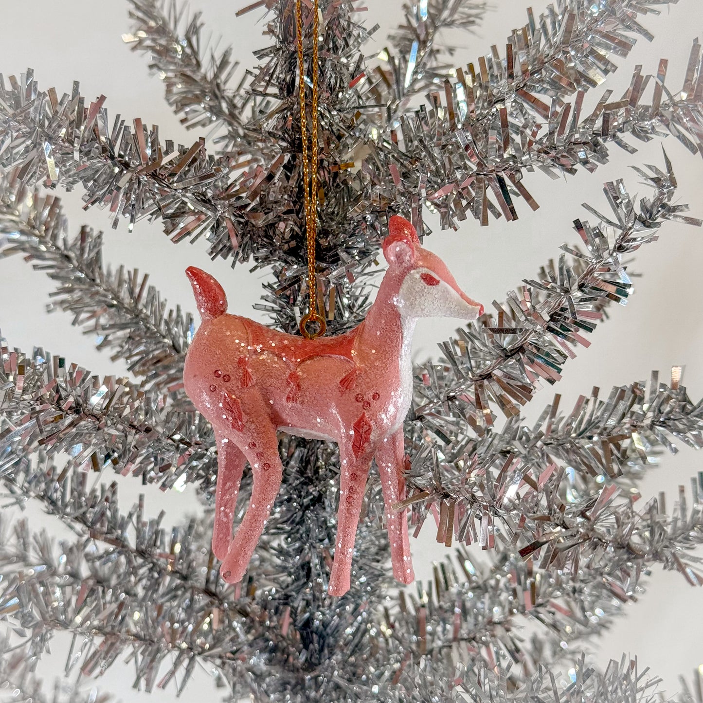 Pink Christmas Icon Ornament