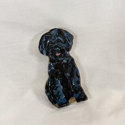Acrylic Mini Black Doodle