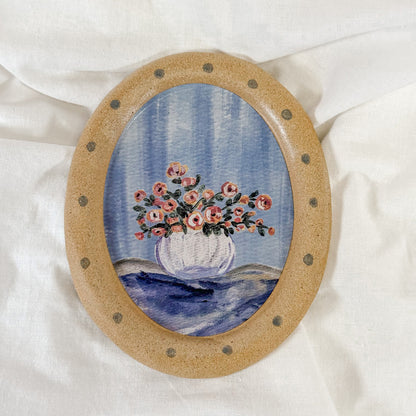 Floral Stone Wall Art