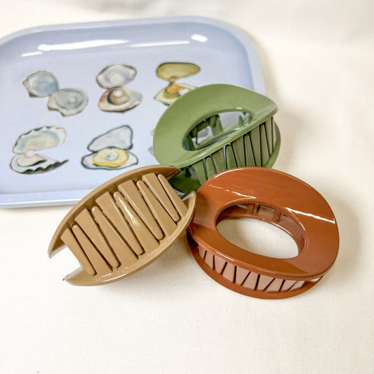 Thumbprint Claw Clip