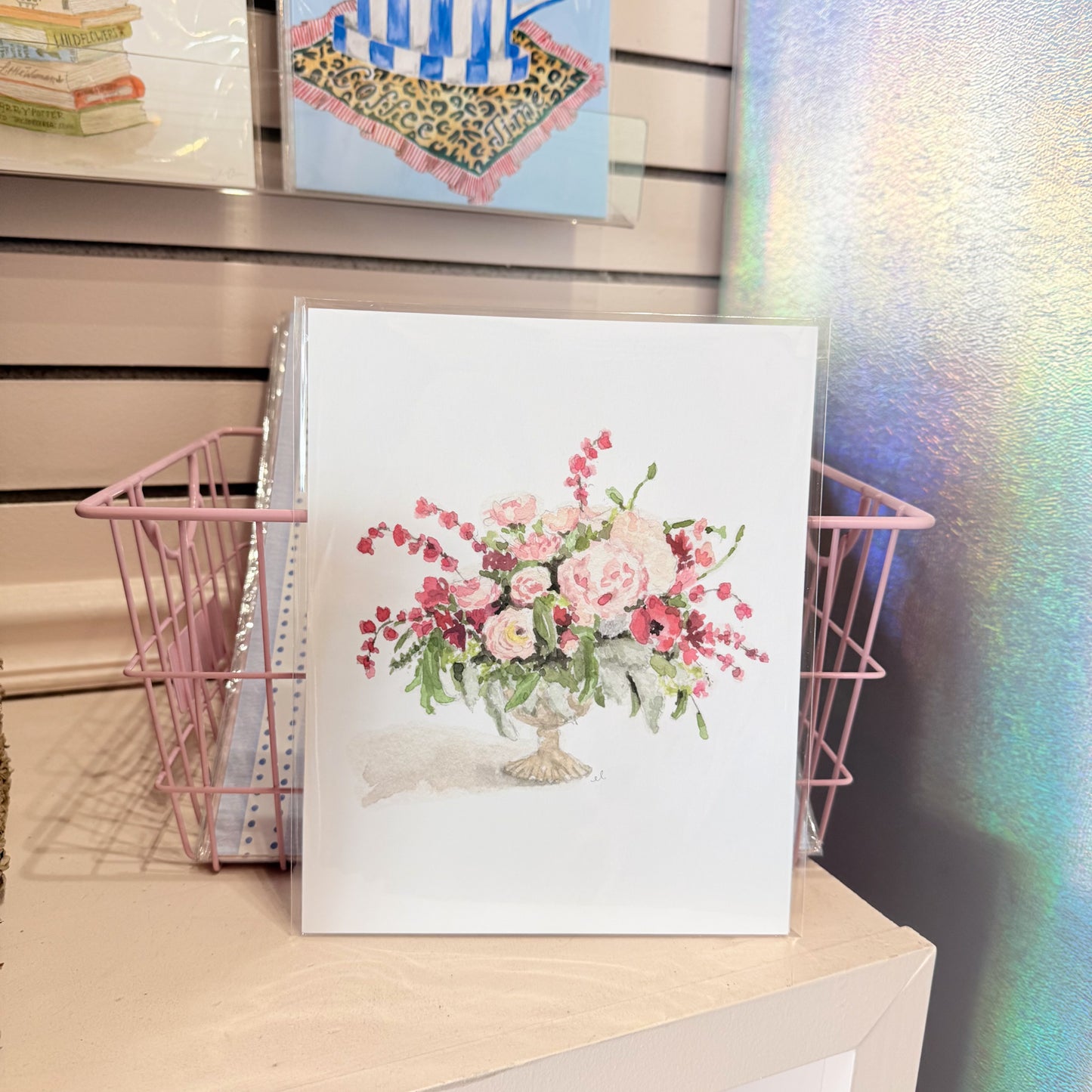 Pink Bouquet Wall Art Print