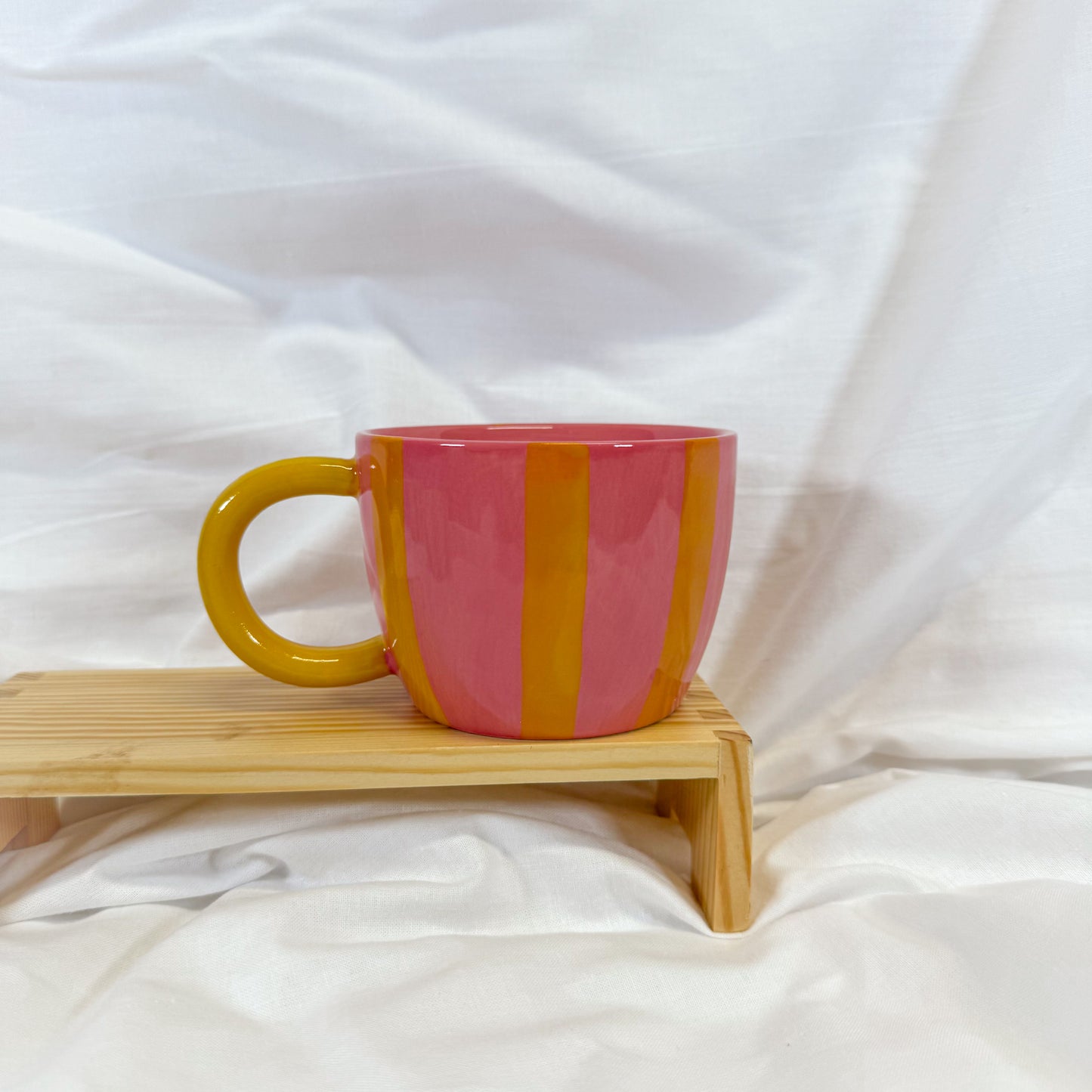 Pink Stripe Mug