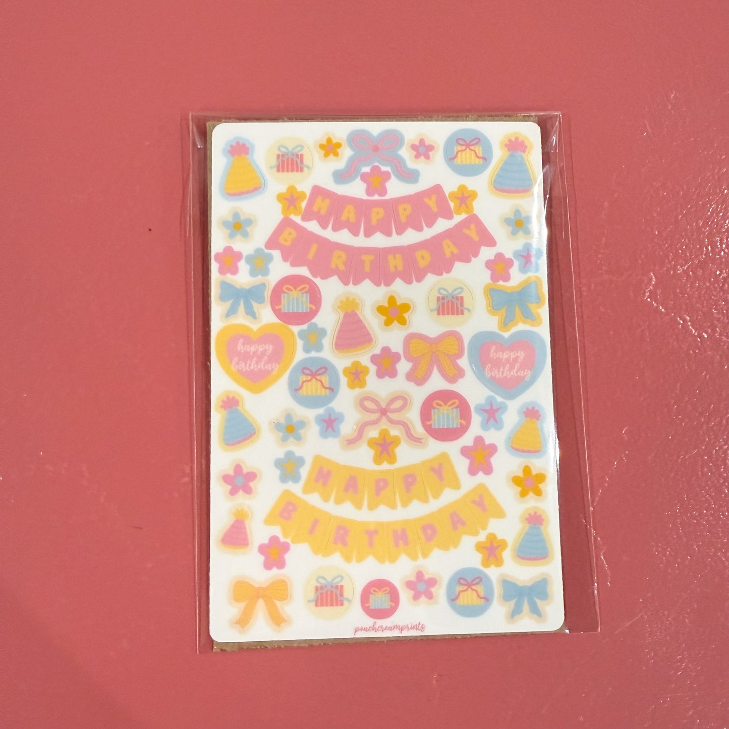 Birthday Girl Sticker Sheet